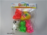 OBL640752 - 5 zhuang lining plastic animals