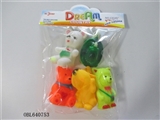 OBL640753 - 5 zhuang lining plastic animals