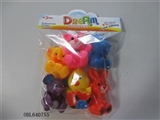 OBL640755 - Six lining plastic animal zhuang