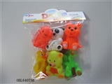 OBL640756 - Six lining plastic animal zhuang