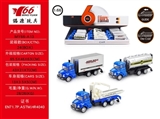 OBL640927 - 1:6 slide 6 alloy police cars, three orange