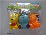 OBL641016 - Three lining plastic animal zhuang