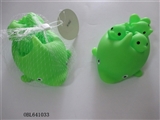 OBL641033 - 四只庄搪塑子母海豚