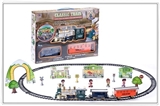 OBL641659 - Electric light rail train music smoke