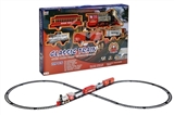 OBL641690 - Electric light rail train music smoke