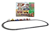 OBL641698 - Electric light rail train music smoke