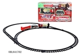 OBL641702 - Smoking electric light rail train