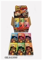 OBL641899 - Heavy box of six zhuang grain color expansion dinosaur egg
