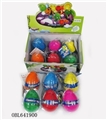 OBL641900 - Box 5 grain of large crack expansion color zhuang dinosaur eggs