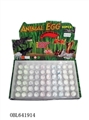 OBL641914 - Box of 60 zhuang, small white crack expansion dinosaur egg