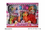 OBL642076 - 11 "real barbie with 8 pieces of clothes and bracelet beads and cosmetics