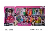 OBL642082 - 11 "real gift and wear accessories group of barbie with 24 dress shoes