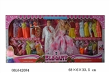 OBL642084 - 11 "real wedding dress barbie with 28 clothes can change
