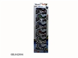 OBL642894 - Back in electroplating motorcycle 6 pack
