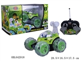 OBL642918 - Four-way remote control paddle stunt skip (package with electric music lights)