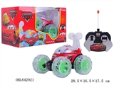 OBL642921 - Four-way remote control paddle stunt skip (package with electric music lights)