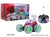 OBL642923 - Four-way remote control paddle stunt skip (package with electric music lights)