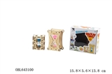 OBL643100 - Little hourglass trapezoidal window big bubble