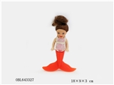 OBL643327 - 3 inch straight tail fish barbie