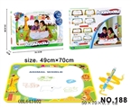 OBL643402 - Animal water canvas with 1 pen