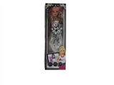 OBL643504 - 32 inch empty handed music lights half an eye a barbie doll