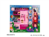 OBL643674 - The pink pig kitchen series with pigs