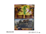 OBL644198 - Bronze locomotive cowboys ride a horse
