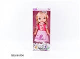 OBL644506 - 10 inch half empty handed glass eye sleeping beauty Disney princess dolls
