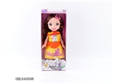 OBL644508 - 10 inch half empty handed glass eye belle Disney princess dolls