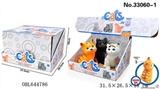 OBL644786 - 6 piggy bank kitten (three conventional)