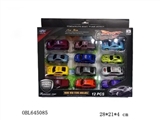 OBL645085 - Alloy car 12 pack