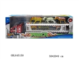 OBL645150 - 惯性双层拖头车载6只动物