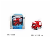 OBL645306 - Mini alloy cartoon fire engines (2, orange)