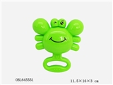 OBL645551 - Crab green cartoon baby bell
