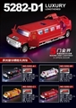 OBL645585 - The light music inertia limo hummer red