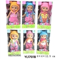 OBL645806 - MINI doll/paragraphs 6 mixed / 3 expression only one display box (24)