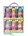 OBL645808 - MINI doll/paragraphs 6 mixed / 3 expression (6 a display box only)