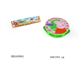 OBL645961 - Cartoon small groping the tambourine