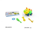 OBL646032 - Educational disassembling drag cartoon bear