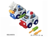OBL646054 - Dismantling the police car