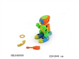 OBL646059 - Educational disassembling drag cartoon tyrannosaurus rex