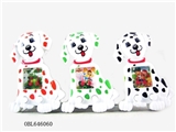 OBL646060 - Dalmatians (red, green, black)