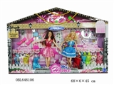 OBL646106 - 11.5 -inch barbie dress color box