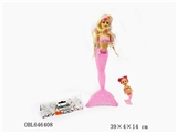 OBL646408 - 11 inches of lighting a mermaid