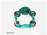 OBL646902 - Transparent cartoon penguin tambourine