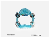 OBL646903 - Transparent penguin hand bell drum (big)