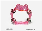 OBL646904 - Transparent frog hand bell drum (big)