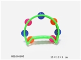 OBL646905 - The moon plastic hand tambourine