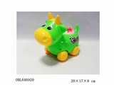 OBL646920 - Pull ox with snow