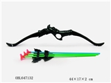 OBL647132 - Solid color bow and arrow